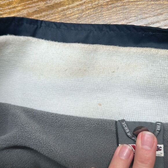 Detroit Tigers Majestic Baseball Full Zip Jacket Coat size 4XL Blue Thermabase - Picture 8 of 11